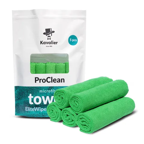 Mikrofibra do samochodu do usuwania nadmiaru powłok ceramicznych 41x41 cm Pro Clean Microfiber Towel Ceramic Smooth Kavalier