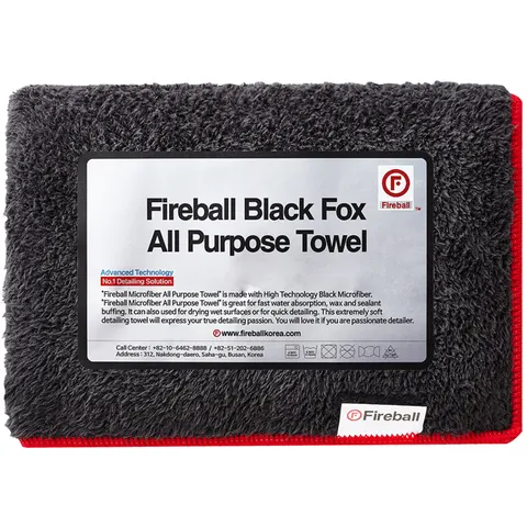 Fireball Black Fox All Purpose Towel 75 x 40 -Ręcznik z mikrofibry