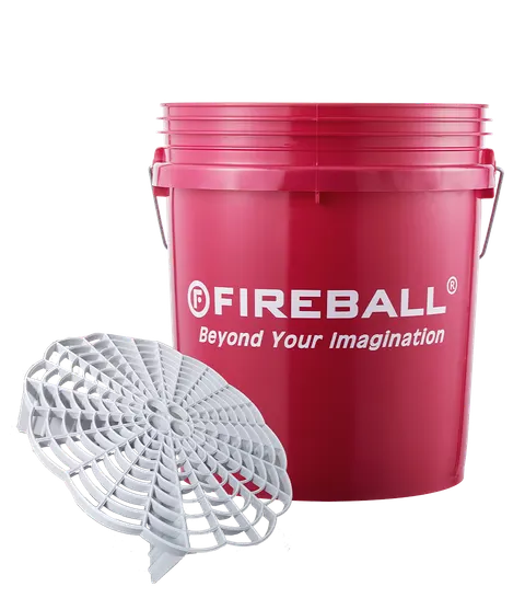 Fireball Wiadro 18 l w kolorze czerwonym + separator