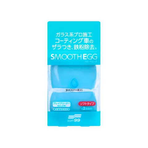 Delikatna glinka samochodowa 2 sztuki Smooth Egg Clay Bar Soft99 00513