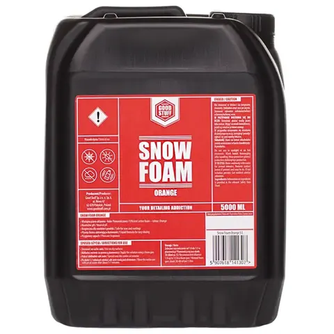 Good Stuff Snow Foam Orange Aktywna piana o neutralnym pH pomarańczowy kolor 5L