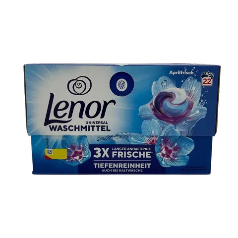 Lenor Universal Waschmittel Aprilfrisch – 22 kapsułki do prania (oryginał Niemcy)