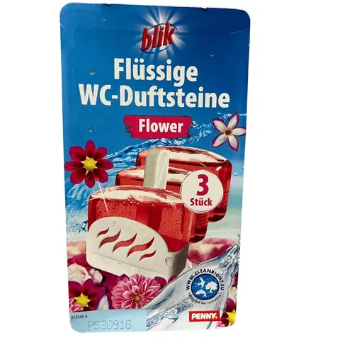 Blik Flüssige WC-Duftsteine Flower 3×55 ml o zapachu kwiatów