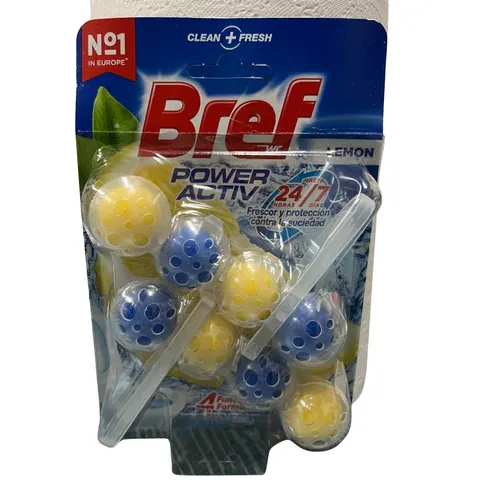 Bref WC Power Activ Lemon 2×50 g – zawieszka do WC