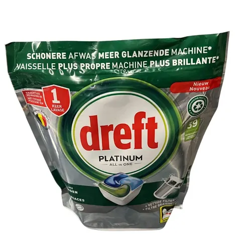 Dreft Platinum All in One – kapsułki do zmywarki 39 szt.