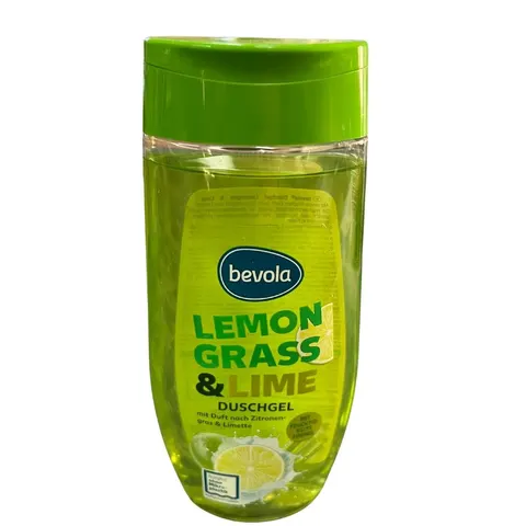 Bevola Lemon Grass & Lime żel pod prysznic, trawa cytrynowa 300ml