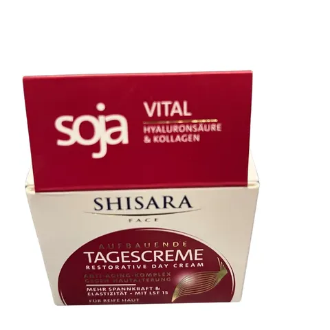 Shisara Face Odbudowujący Krem na Dzień Hyaluron & Kolagen 50 ml