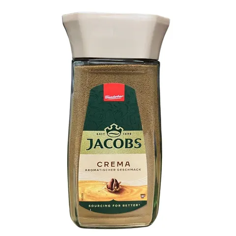 Jacobs Crema kawa rozpuszczalna 200 g – aromatyczna crema