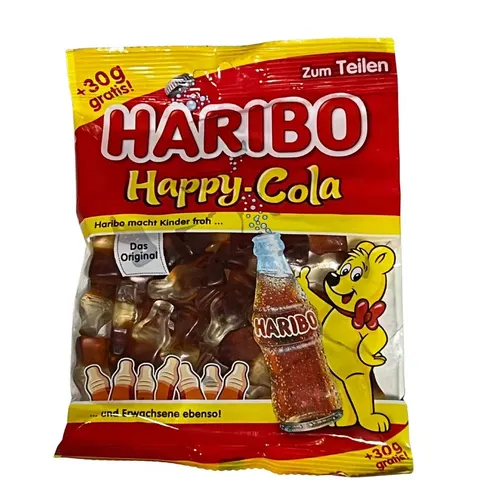 HARIBO Happy-Cola +30 g gratis – Żelki Cola 205 g