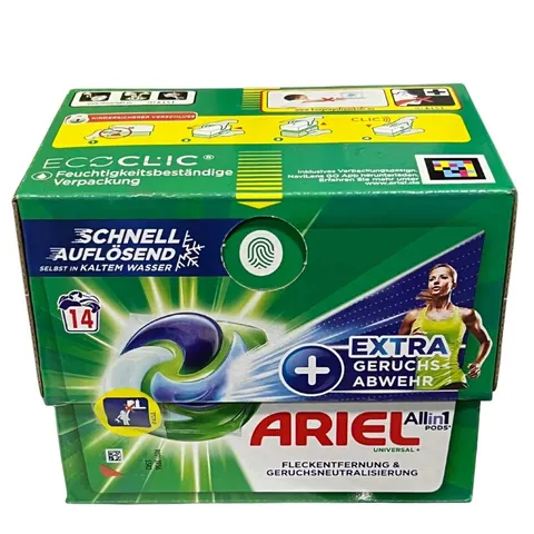 Ariel 3in1 Uniw. + Geruchsabwehr – kapsułki 14 szt.