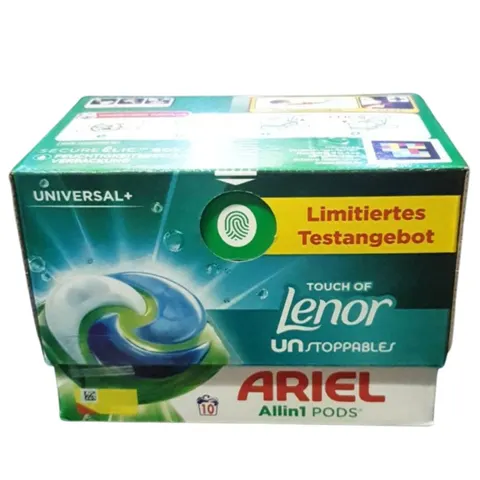 Ariel all in 1 pods lenor unstoppables 10 szt kapsułki uniwersalne