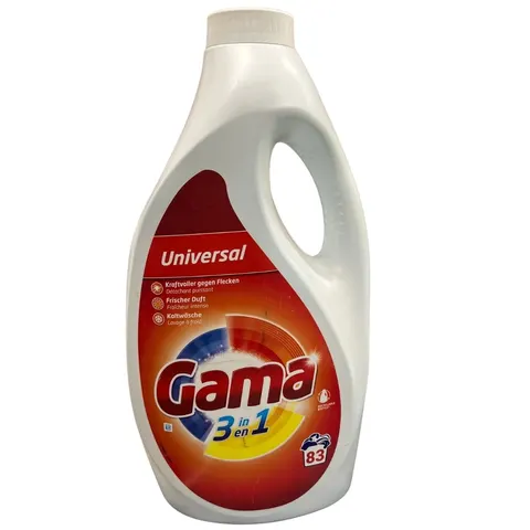 Gama 3 en 1 universal żel 83 prania 3,735 l