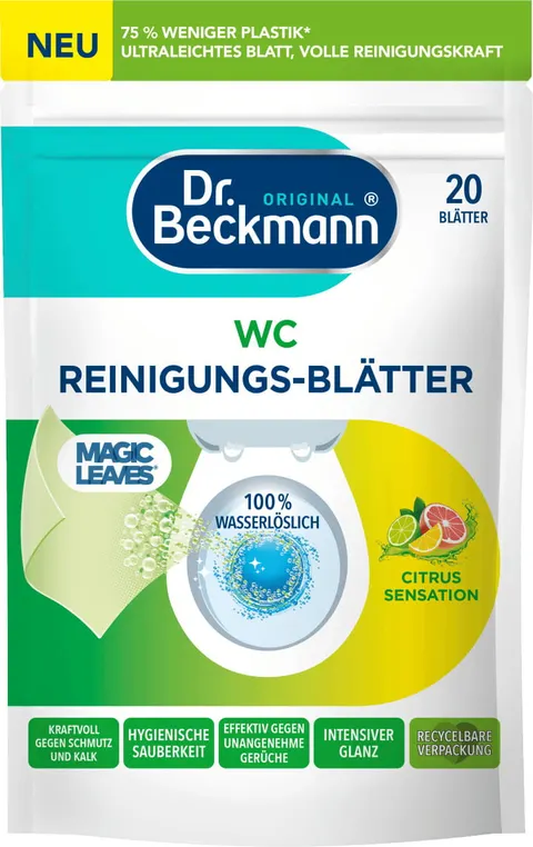 Dr. Beckmann listki do czyszczenia wc Citrus 20 szt.