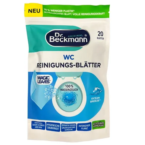 Dr. Beckmann listki do czyszczenia WC Ocean 20 szt.