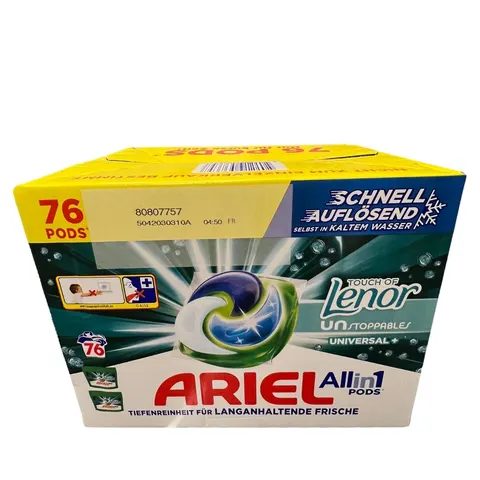 Ariel All in 1 PODS Universal+ Lenor Unstoppables 76 szt.
