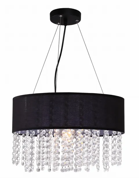 Lampa wisząca MADRYT czarna LP-81458/1P Light Prestige