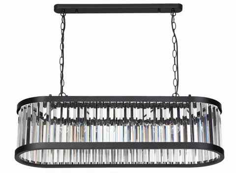 Lampa wisząca GALAXY dekoracyjny szklany klosz nad stół LP-8527/5P Light Prestige