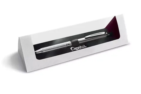 PiÓro kulkowe 0,7mm Pentel Bl407 Energel Srebrne