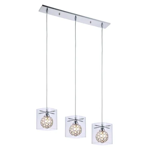 Lampa wisząca Spark 3 transparentna LP-5193/3P Light Prestige