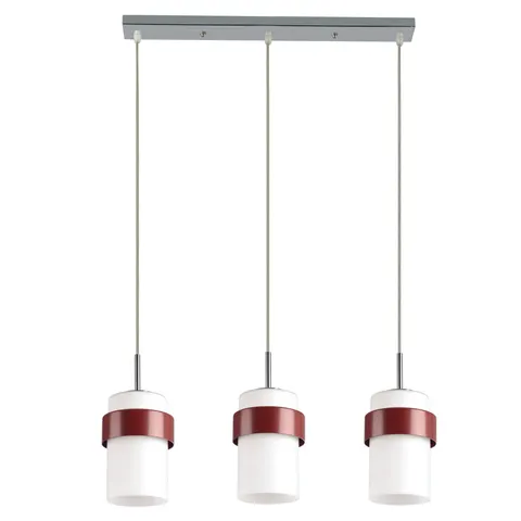 Lampa wisząca Miele 3 bordo LP-866/3P Light Prestige