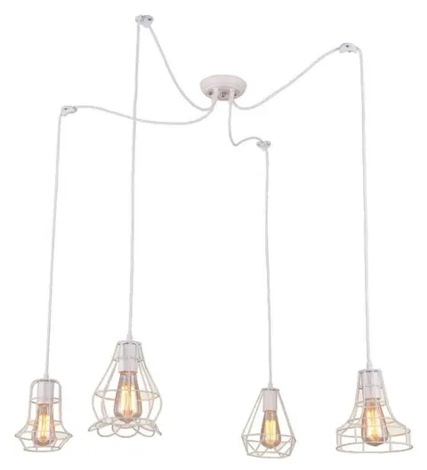 Lampa wisząca Imperia 4 biała LP-2309/4P WH Light Prestige