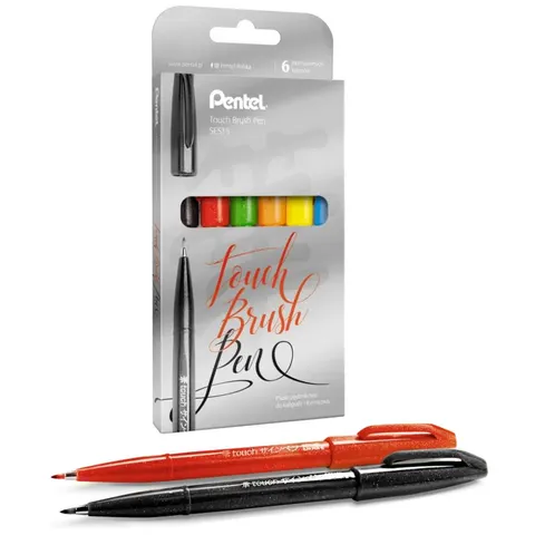 Zestaw do kaligrafii Pentel SES15 6 szt. Zestaw 1
