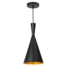 Lampa wisząca Garda czarna do kuchni nad wyspę E27 LP-42011/1P CZARNY Light Prestige