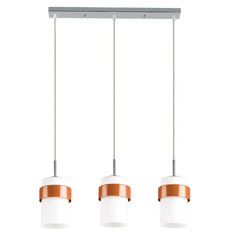 Lampa wisząca Miele 3 pomarańcz LP-866/3P Light Prestige