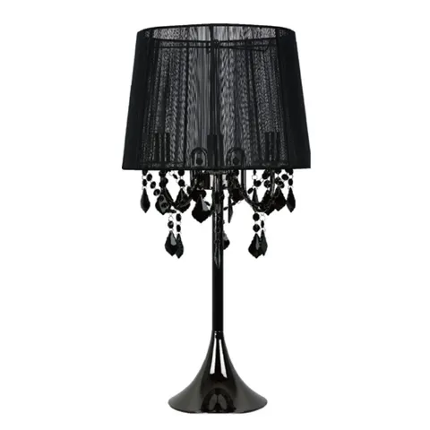 Lampka biurkowa Mona czarna LP-5005/1T Light Prestige