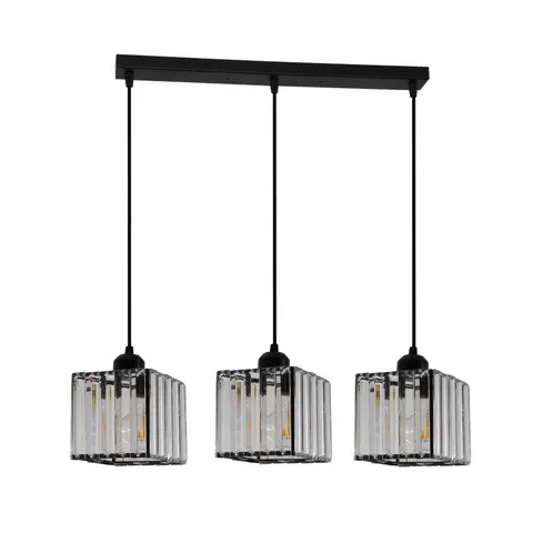 Lampa wisząca Galactico 3 linia czarna LP-2383/3L Light Prestige