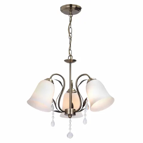 Lampa wisząca Chiari 3 biały/ patyna LP-80003/3P Light Prestige