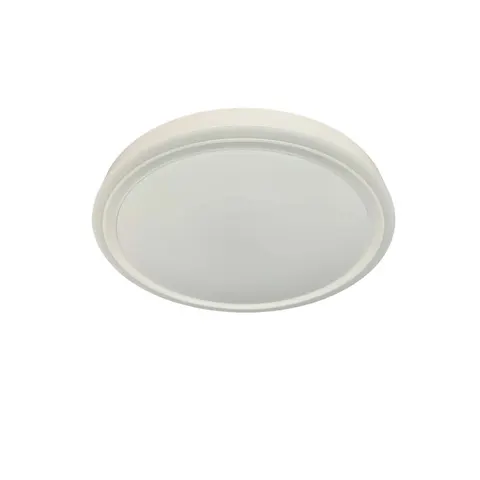 Klasyczny okrągły plafon LED VEGAS do holu Ø37 biały LP-550/1C M 4WH Light Prestige