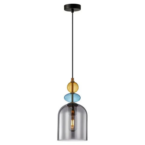 Lampa wisząca Tropea 1xE27 dymna, duża LP-2004/1P L SM Light Prestige