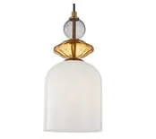 Lampa wisząca Tropea 1xE27 biała, duża LP-2004/1P L WH Light Prestige