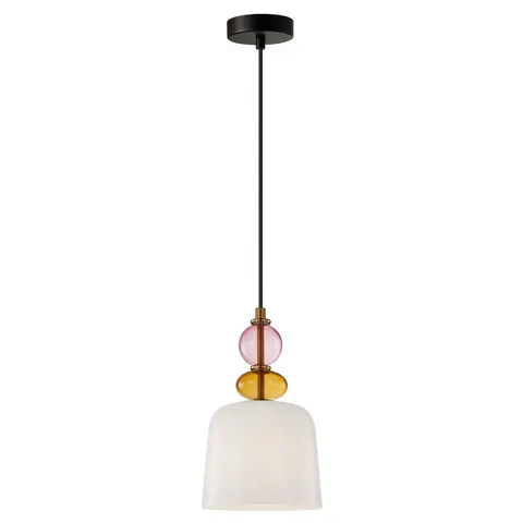 Lampa wisząca Tropea 1xE27 biała, mała LP-2004/1P S WH Light Prestige