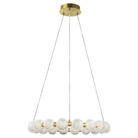 Lampa wisząca Diamond 18 18xLED CCT złota LP-2202/18P GD Light Prestige