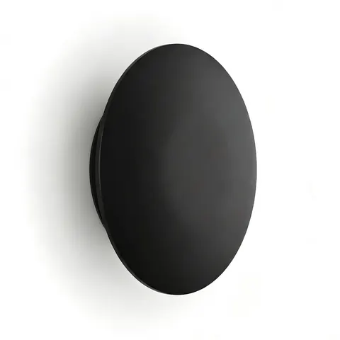 Czarny elegancki plafon na ścianę do pokoju gościnnego LED PLATILLO LP-8102/1C-18W BK CCT Light Prestige