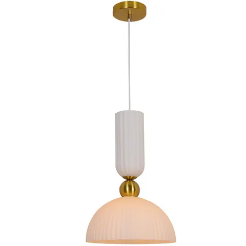 Piega 1 wisząca duża biała LP-939/1P L white Light Prestige