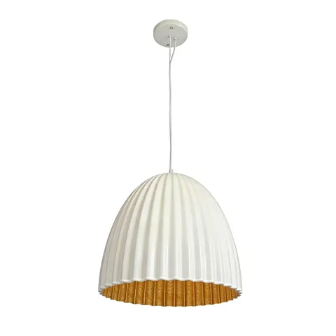 Lampa wisząca Elva 50 cm biały LP-0809/1P WH Light Prestige