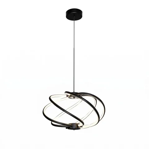 Lampa wisząca Kandor czarna LED CCT LP-1425/1P BK Light Prestige