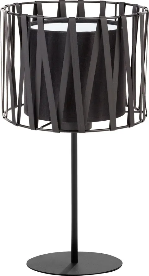 LAMPA STOŁOWA NOWOCZESNA 1PŁ HARMONY BLACK - 2898