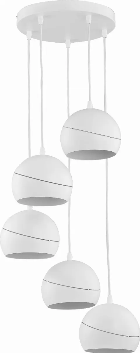 ZWIS SUFITOWY NOWOCZESNY 5PŁ YODA WHITE ORBIT - 2075