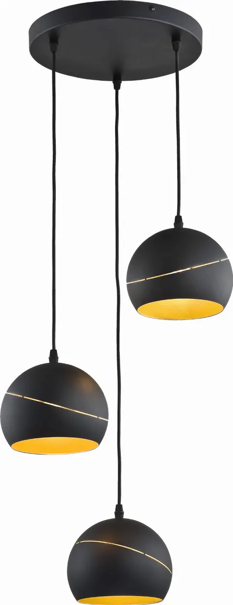 Lampa wisząca 3PŁ YODA BLACK ORBIT - 2082