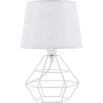 Lampka nocna/biurkowa/gabinet DIAMOND WHITE - 844