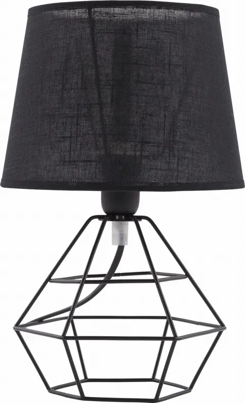 Lampka nocna/biurkowa/gabinet DIAMOND BLACK - 843