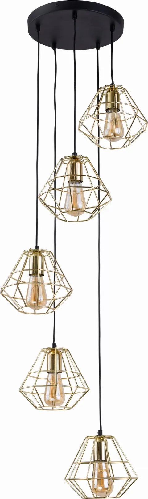 Lampa wisząca DIAMOND GOLD - 1781