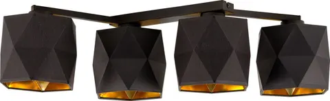 Lampa sufitowa 4PŁ SIRO BLACK - 1043