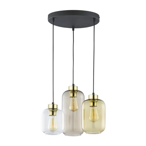 Lampa wisząca 3PŁ MARCO brown - 3175