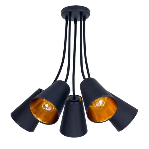 Lampa sufitowa elastyczna WIRE GOLD - 828