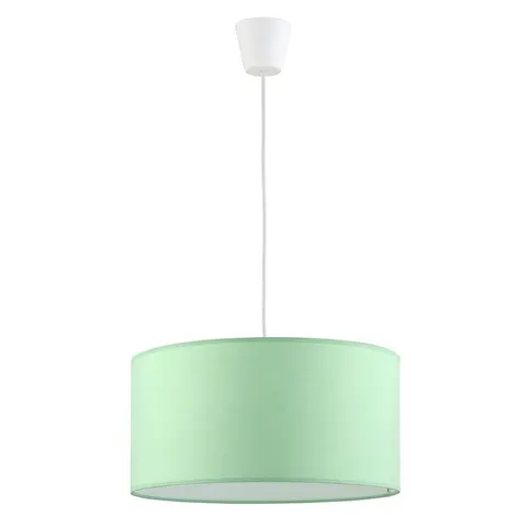 Lampa wisząca RONDO KIDS miętowa/biała - 3233